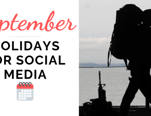 september holidays for social media