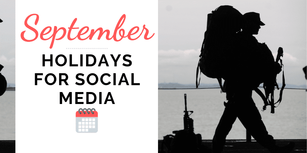september holidays for social media