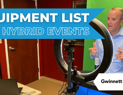 Equipment List for Hybrid Events and Virtual Presentations