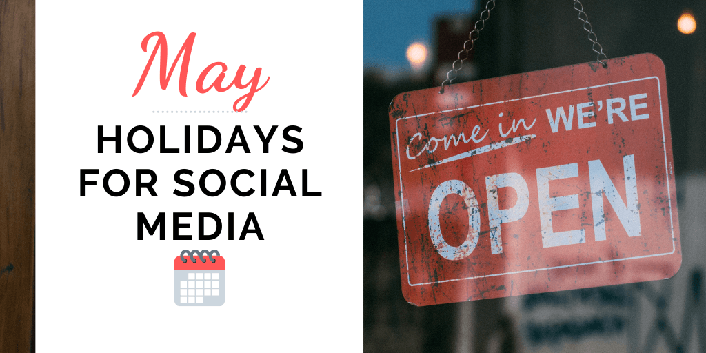 May Holidays for social media and member visits