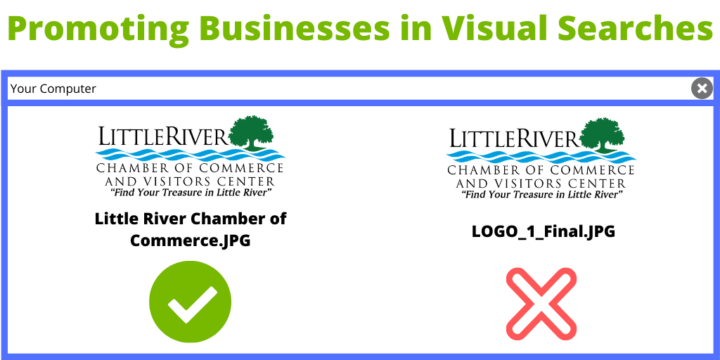 Promoting Businesses in Visual Searches