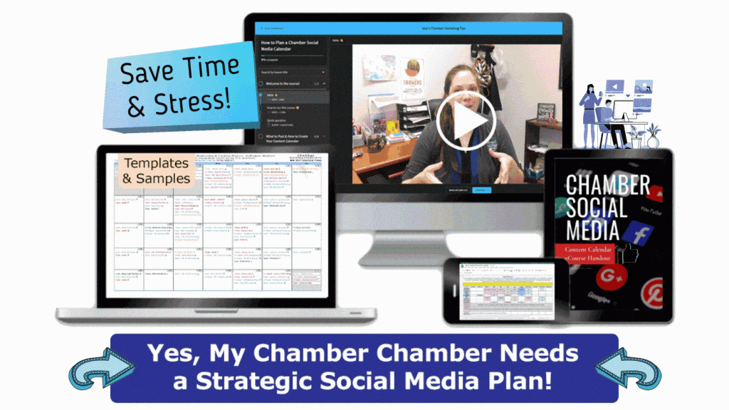 Save Time & Stress with a strategic social media plan for your chamber