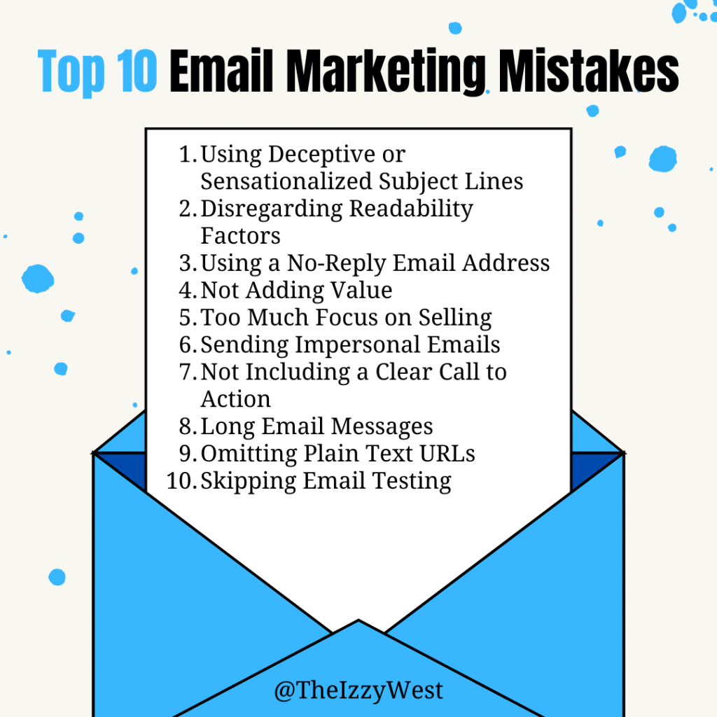 Top 10 Email Marketing Mistakes