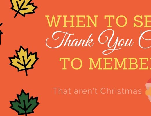 When To Send Thank You Cards To Members