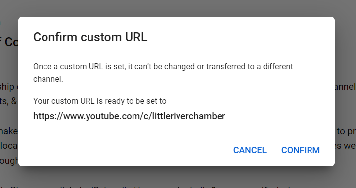 You can only customize your YouTube channel url ONCE.