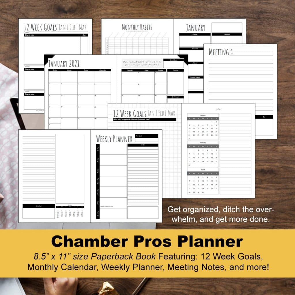 Chamber Pros Planner features