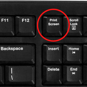print screen button on keyboard