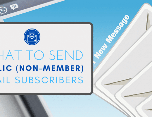 what to send to public (non-member) chamber email subscribers